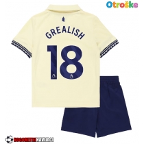 Otroške Nogometnih dresov Everton Jack Grealish #18 Gostujoči 2025-26 Kratki rokavi (+ hlače)